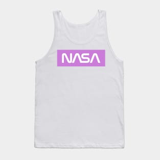 NASA Box Logo - Purple 2 Tank Top